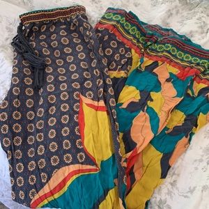 Flying Tomato BOHO Wide Leg Pants lightweight, pre-worn condition